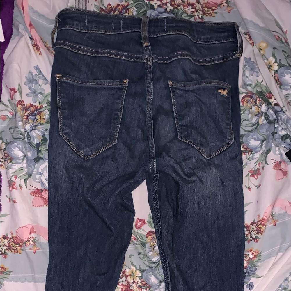 Hollister Medium Wash Skinny Jeans High Rise